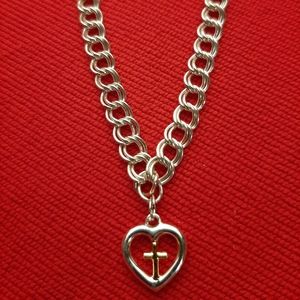 925 Sterling Silver Cross Bracelet